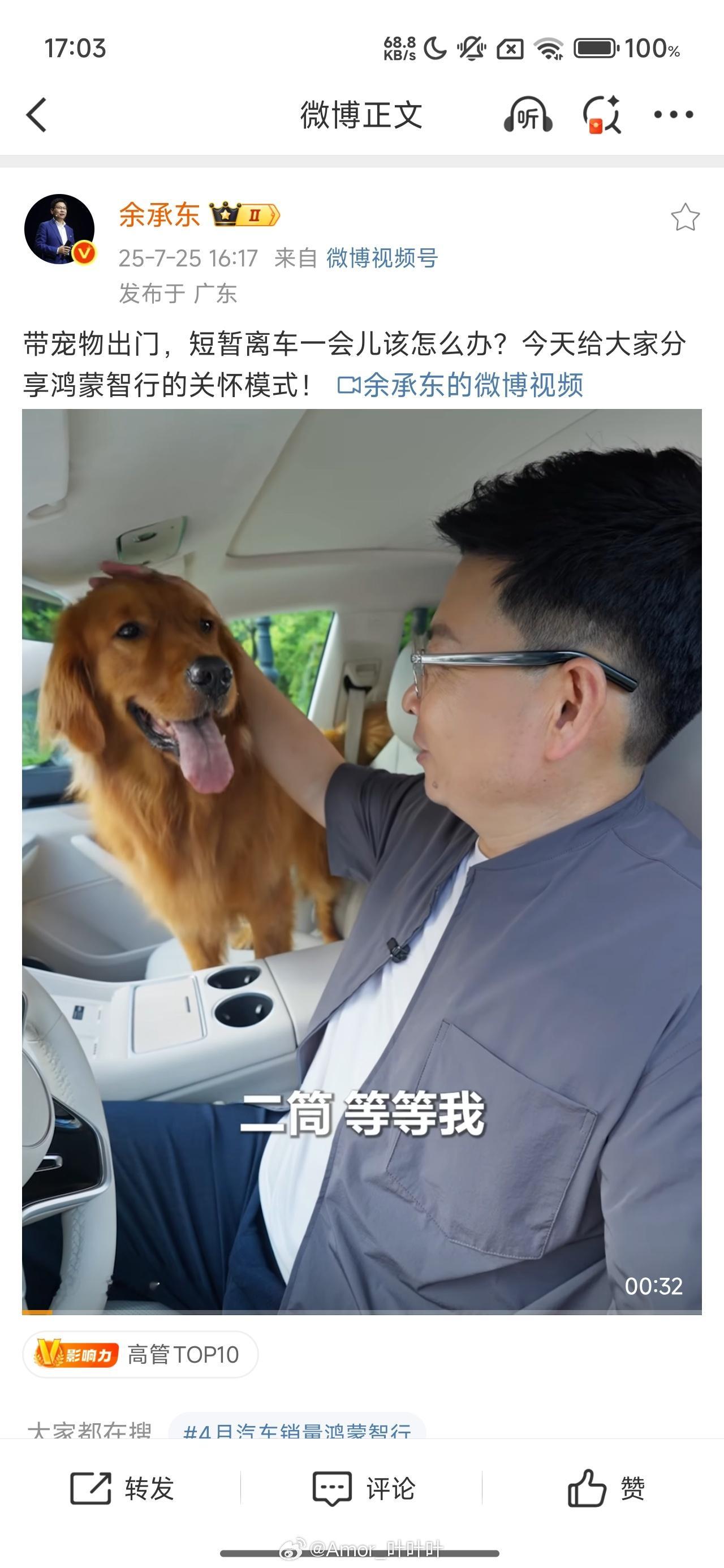 老余这个金毛狗可太可爱了。​​​