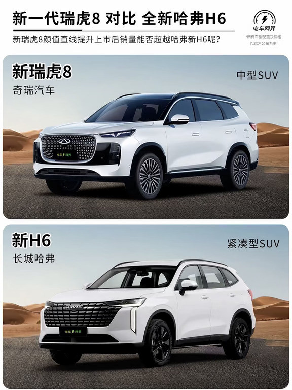 全新一代瑞虎8🆚哈弗新H6