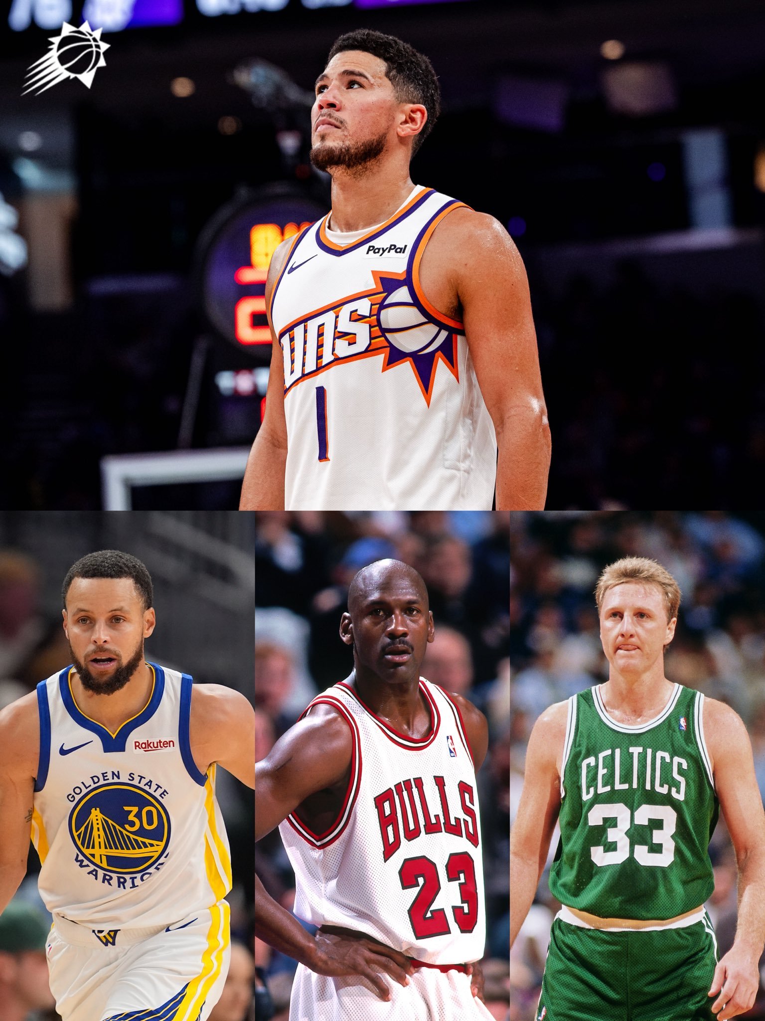 NBA历史上在赛季前8场比赛中达成以下数据的球员：场均得分30+场均助攻5+投篮