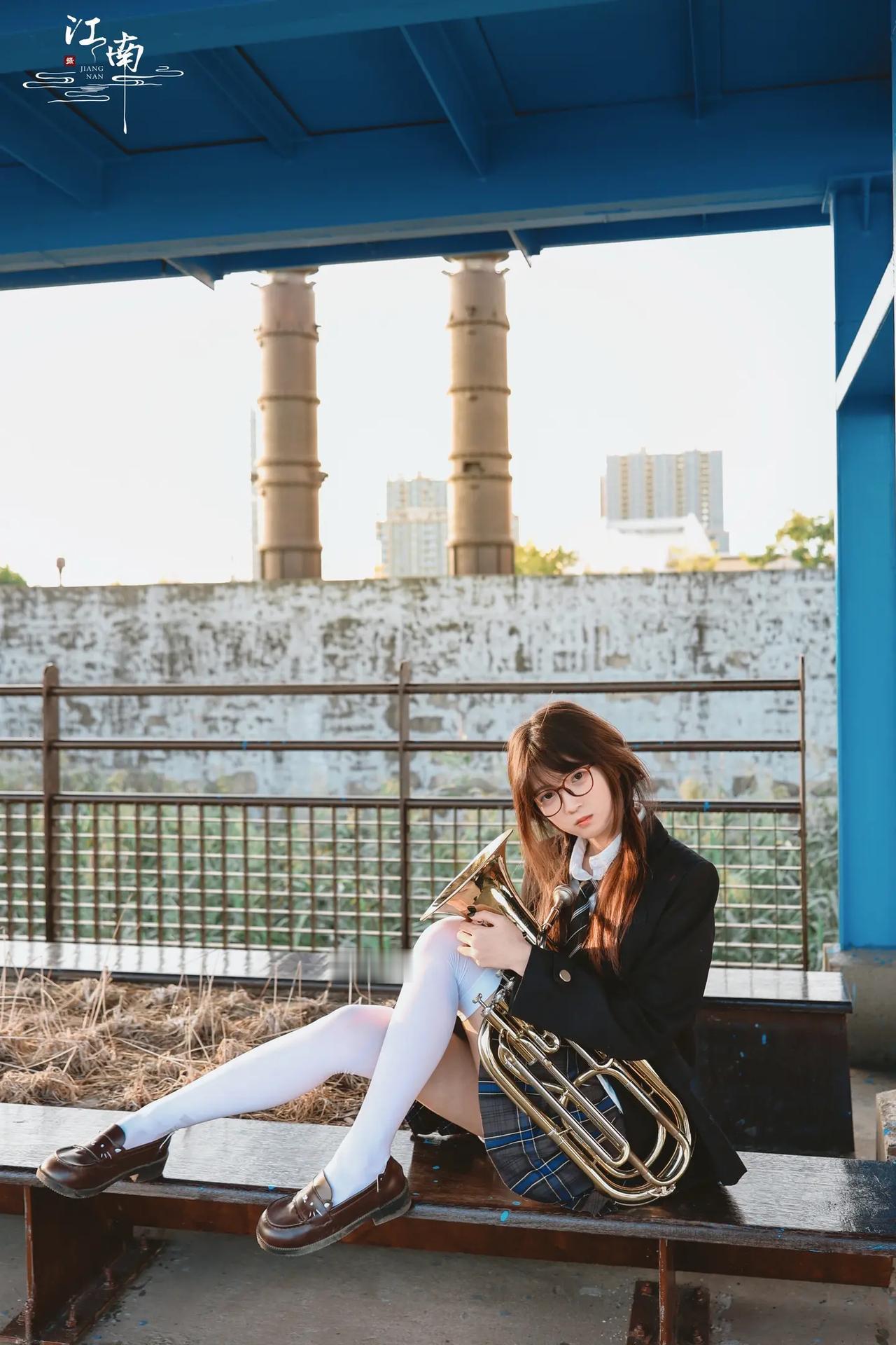 听说你们都喜欢眼睛娘。治愈系日常jk森系少女摄影约拍