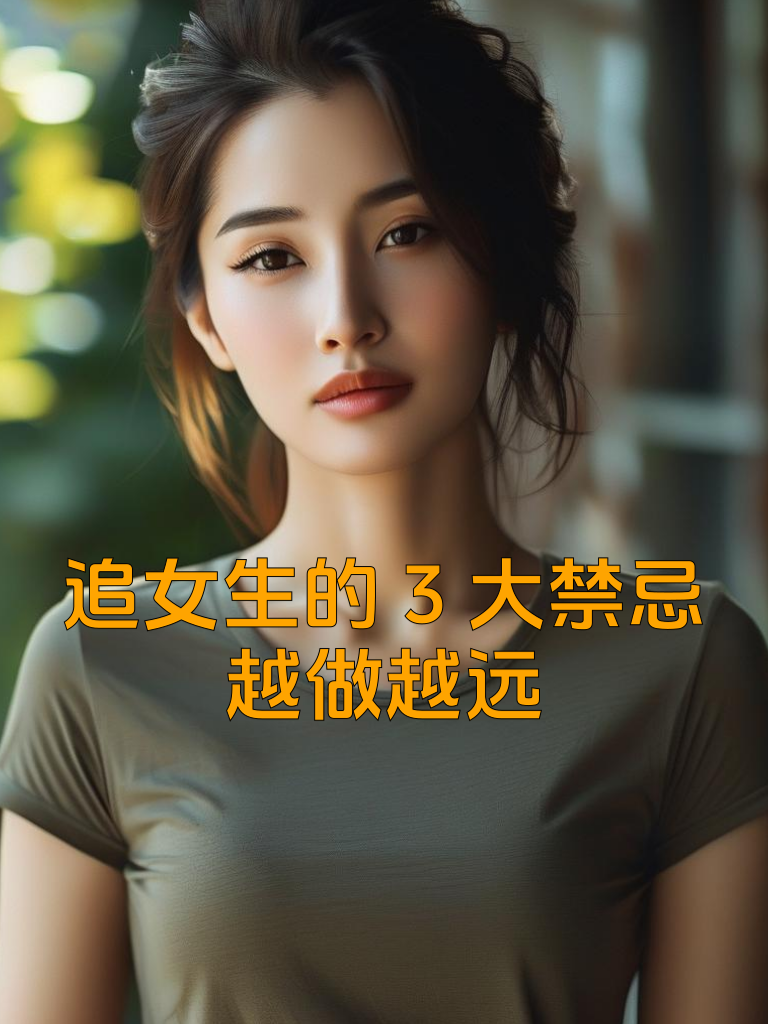 追女生的3大禁忌，越做越远
