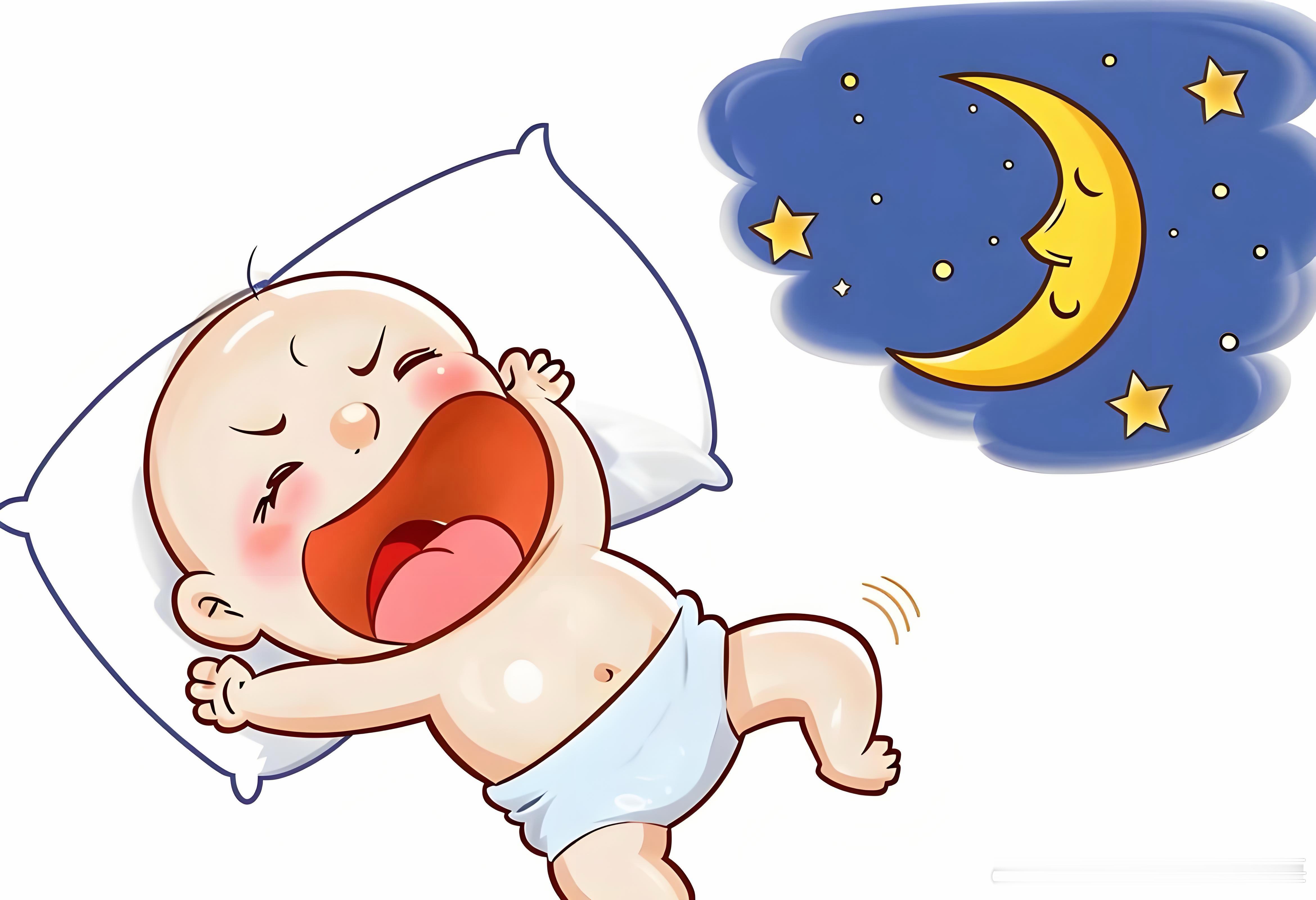 ✅宝宝夜醒不用抱到天亮，对症解决超省心！❶哼唧蹬腿→大概率腹胀，顺时针轻揉肚5