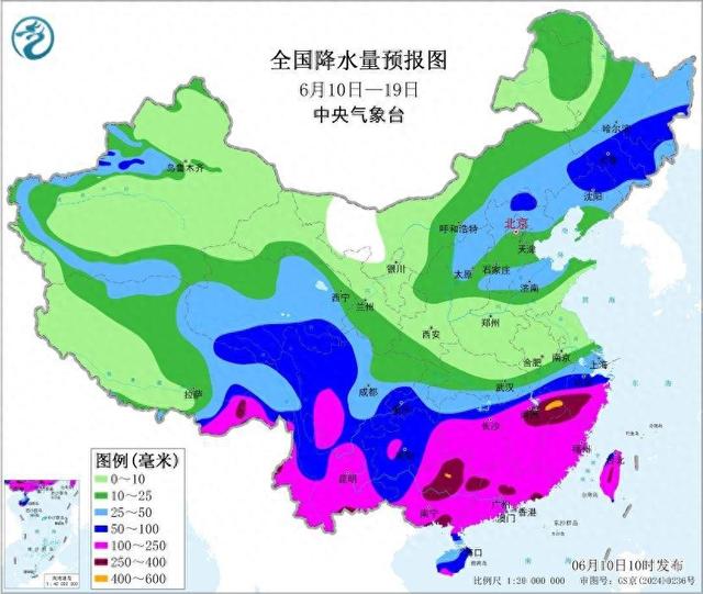 中央气象台: 12日后南方降雨将再度增强 东北地区多阵雨气温偏低