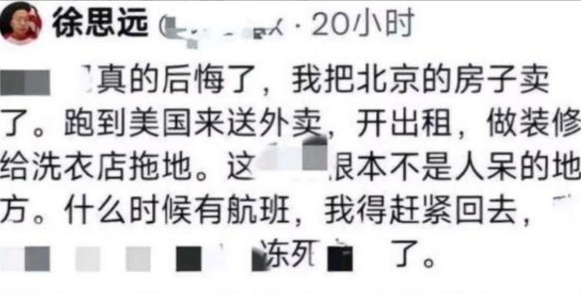 东北一高校教授卖掉北京房产，携领全家赴美定居，走前怒放“豪言”：中国的文化太低级