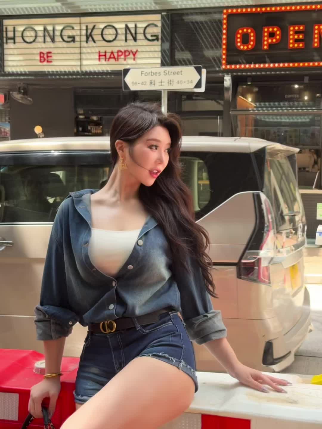 ootd穿搭 港风复古