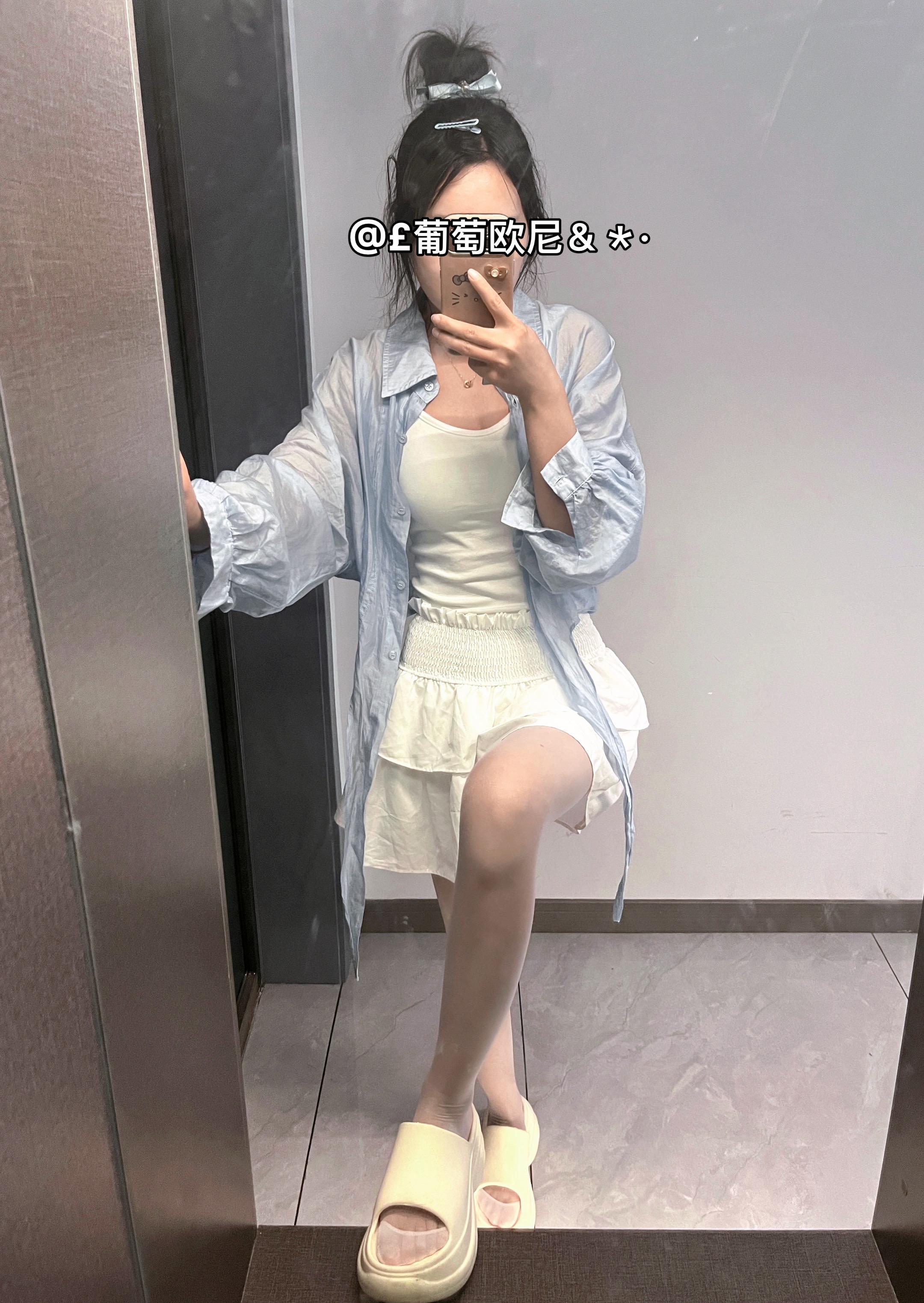 今日穿搭 休闲穿搭 休闲气质穿搭 对镜拍 ootd穿搭