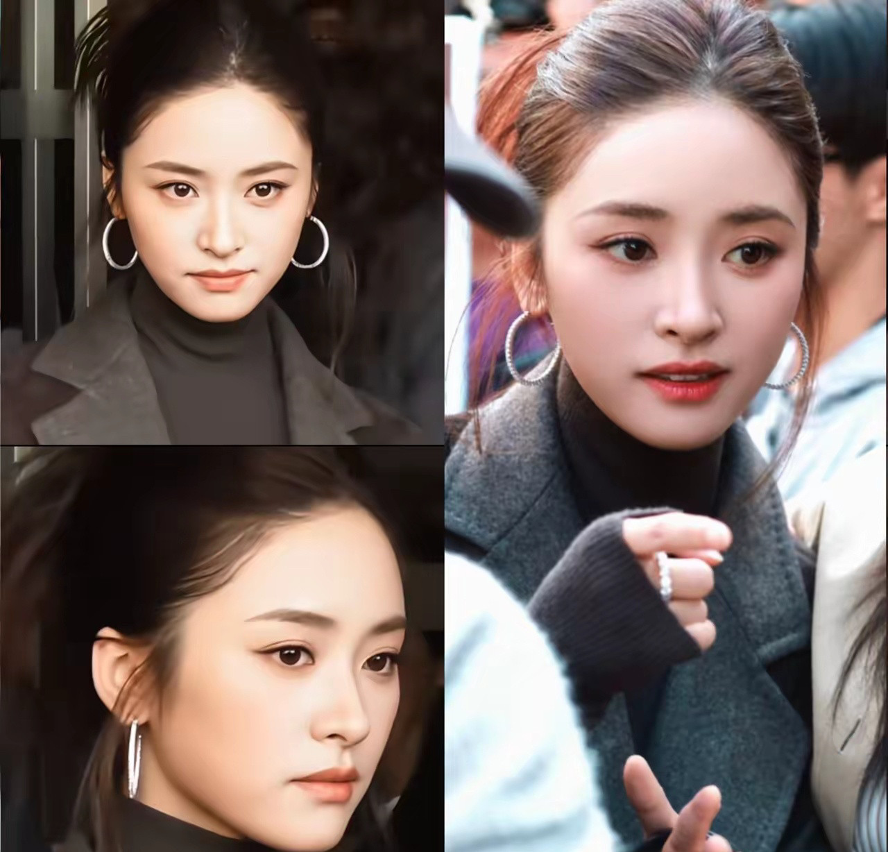 你可以说沈月被身高拖了后腿，也可以说她吃了身材的亏，但有一点还真喷不了——她长了一张老天爷追着喂饭吃