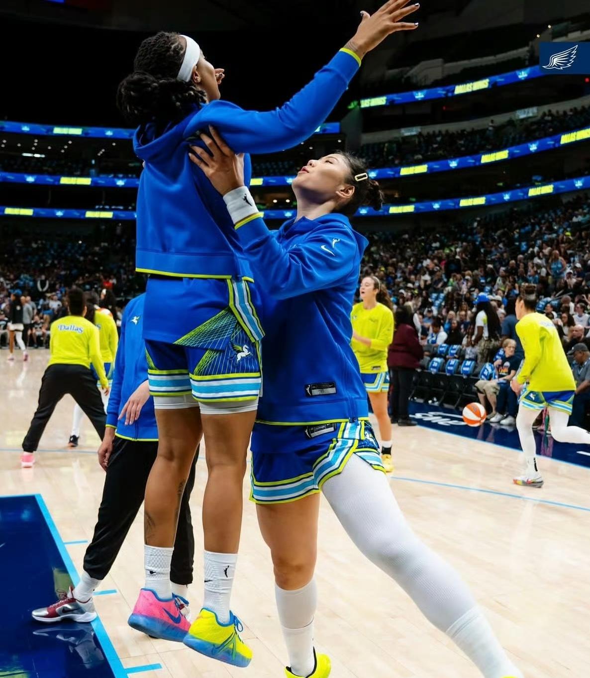 李月汝在WNBA的球队今天终于恢复比赛了自从8月31号打完比赛之后，WNBA