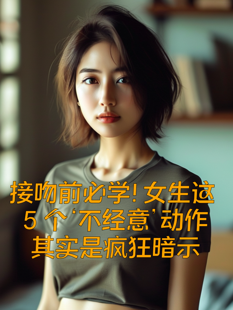 接吻前必学！女生这5个‘不经意’动作，其实是疯狂暗示