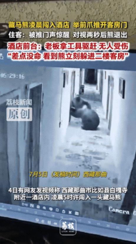 “差点没命！”西藏那曲，游客在酒店睡觉，凌晨五点多房门突然被打开了，他刚要发火