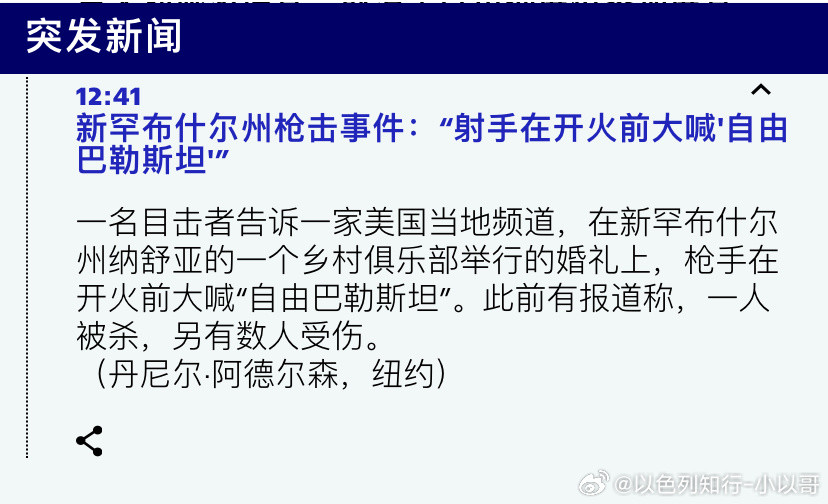 ‼️疯子支持哈马斯已经着魔了。人家举行婚礼，枪手杀人还大喊：自由巴勒斯坦。这不是