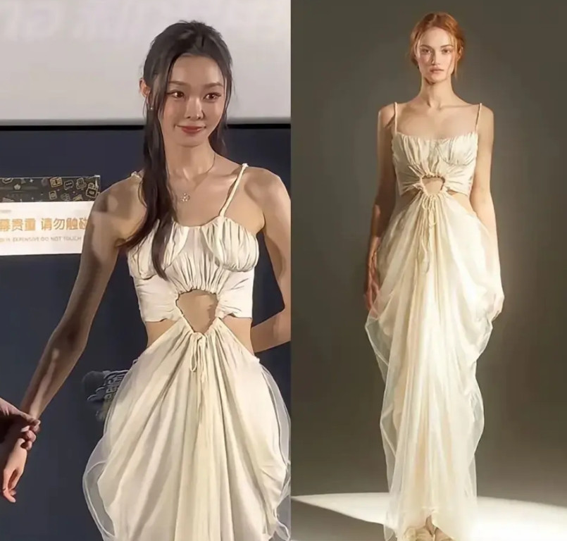 没想到吧，宋轶这种大美女也有翻车现场。就《与晋长安》这场路演宣传，宋轶这套衣服已