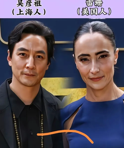他们四位都睡帅哥汉子吧，为何都找了洋妞做老婆，感觉还是吴彦祖的老婆长得漂亮一点。
