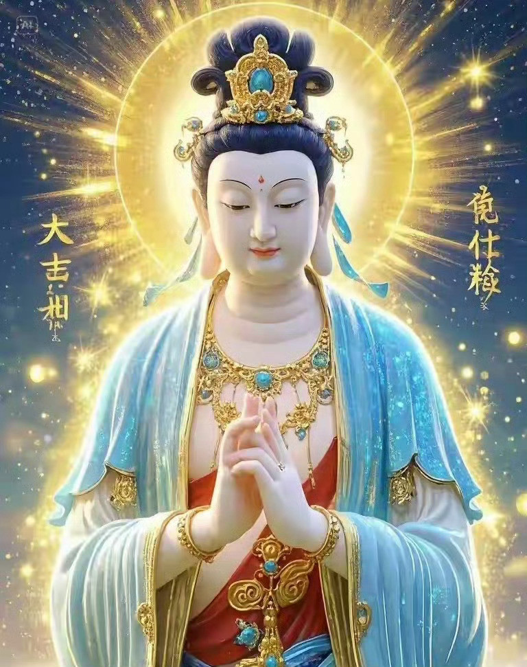 遇到菩萨千万不要忽视，能给你带来好运！许个愿万事如意心诚则灵！​​​