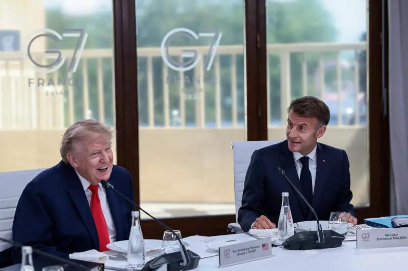 ​马克龙:我已对特朗普挑明，现在主要是对付中国这回法国主办的G7峰会，中国虽然