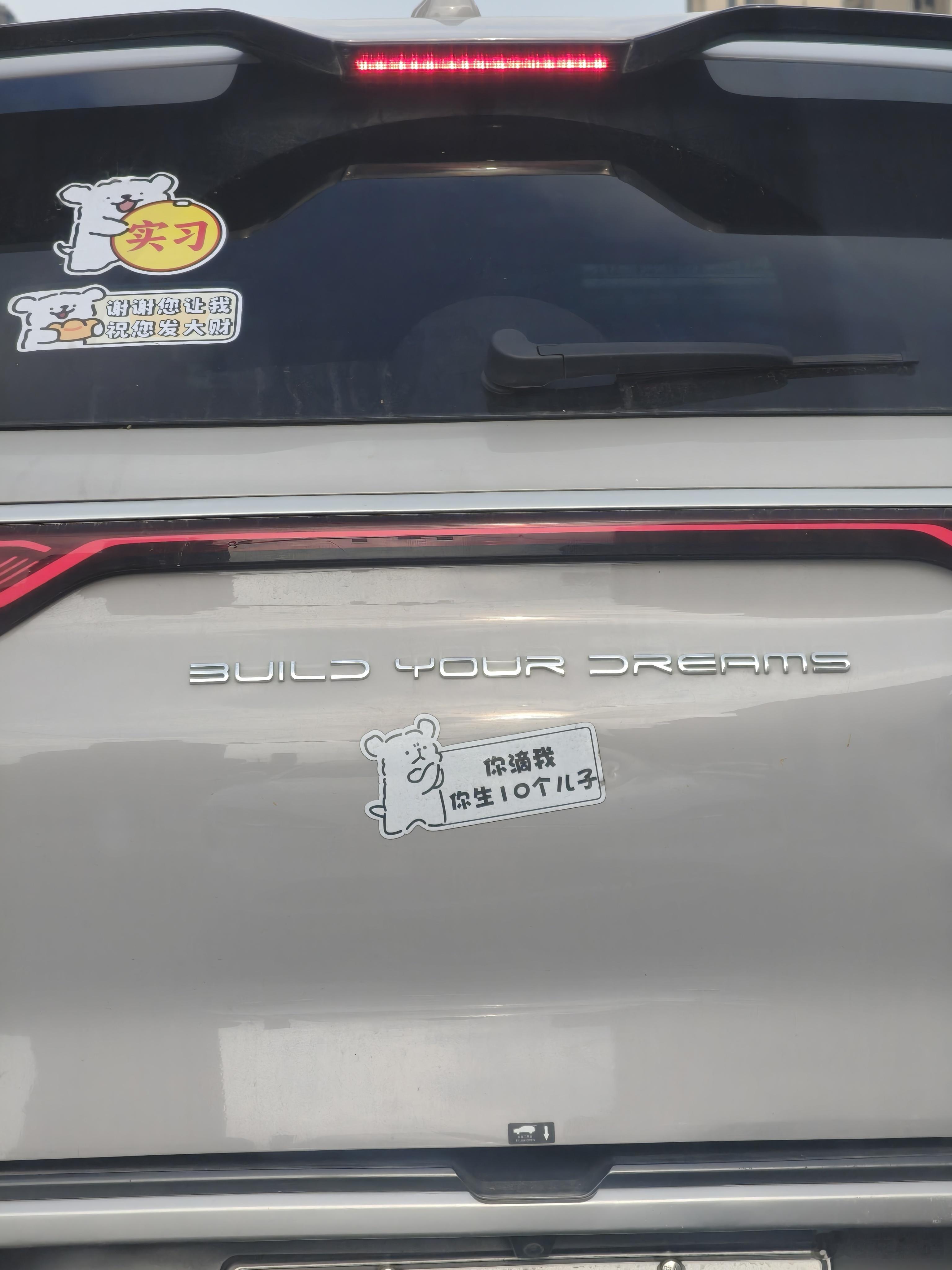 尽管前面的车走得很慢，但我也不敢滴他，我怕我养活不起。[捂脸哭]​​​