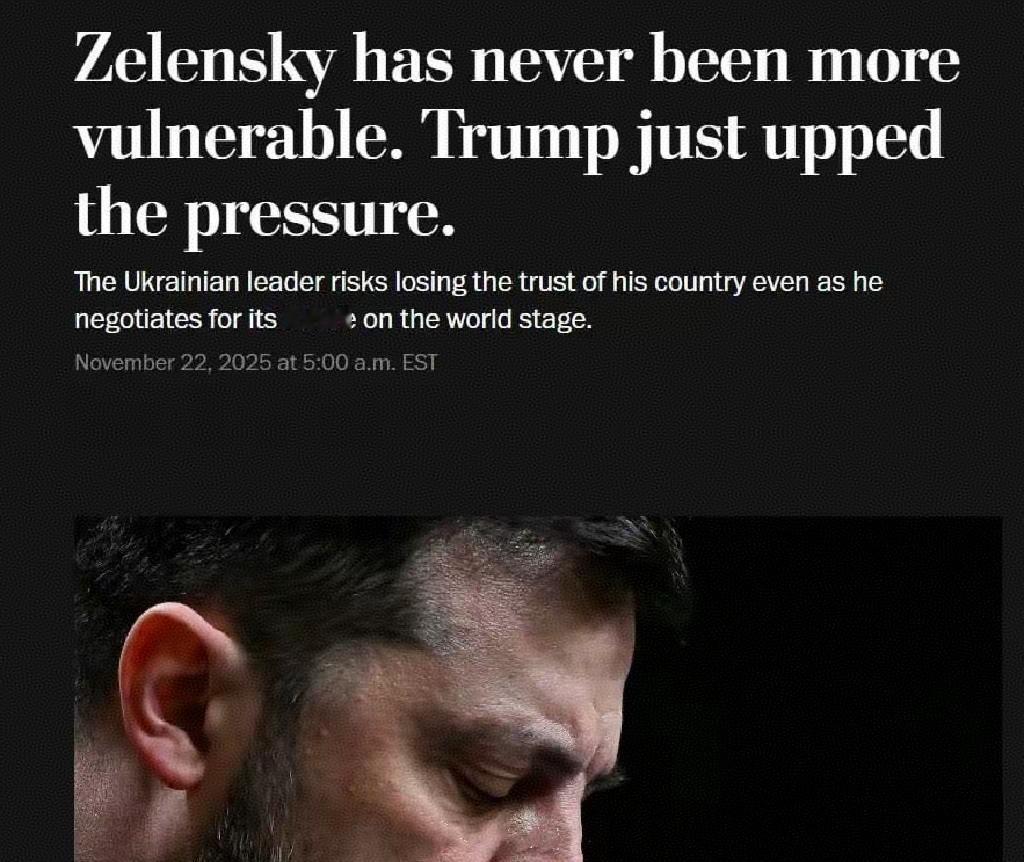 泽连斯基及其家族或涉480亿美元的金融欺诈案！​《华盛顿邮报》22号写道：“这