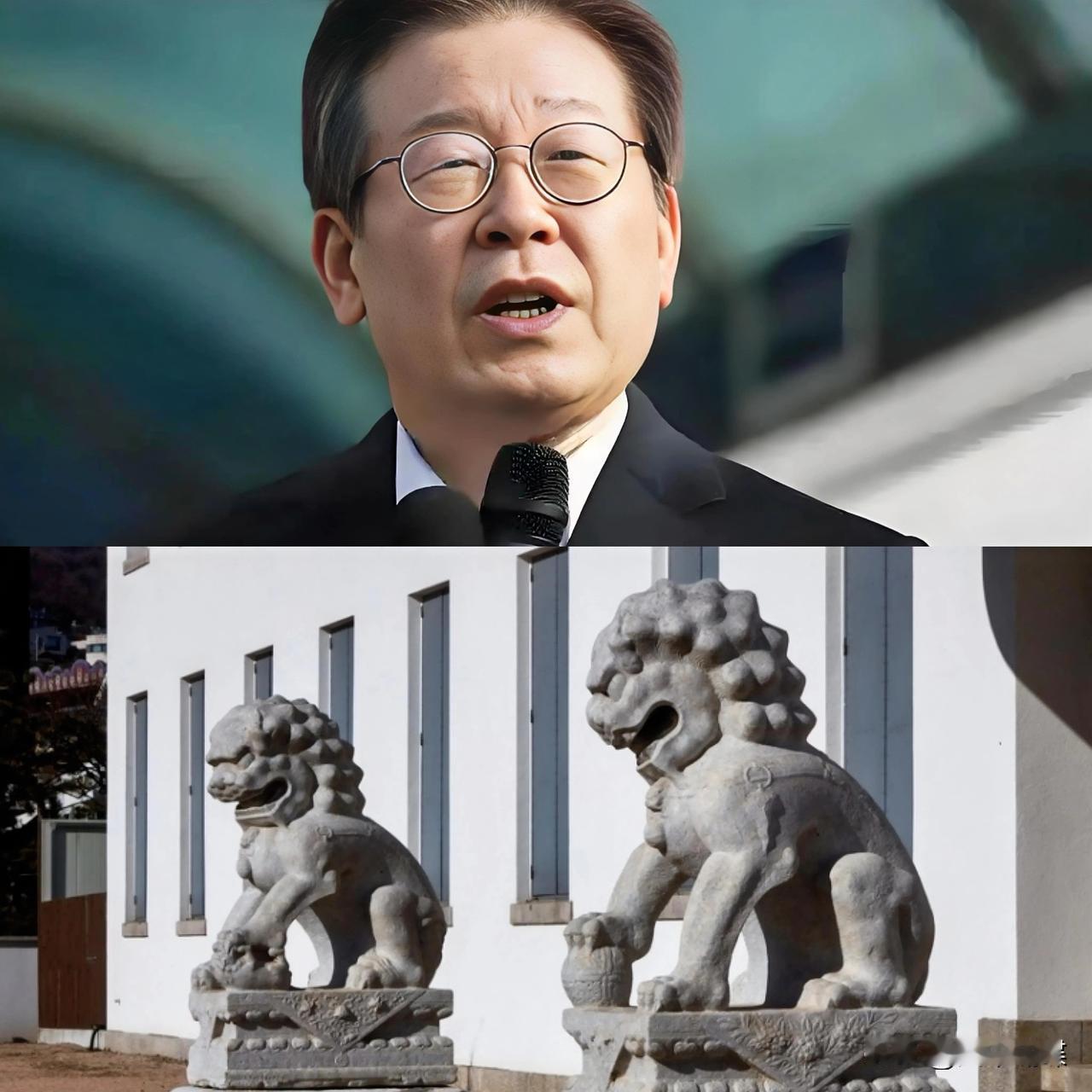  老祖宗的宝贝回来了！韩国捐赠清代石狮子，还促成百亿级合作李在明访华期间