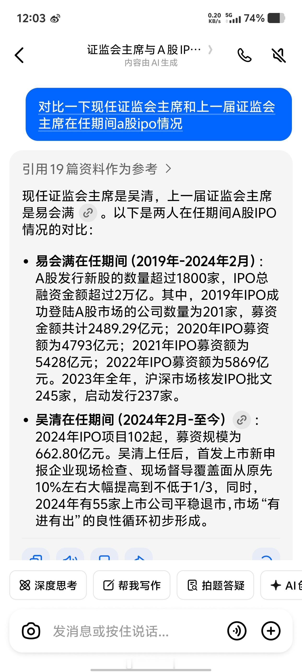 传了好久的小作文终于落地了…………易在任期间新股发行猛如虎现任明显降低不少良性循