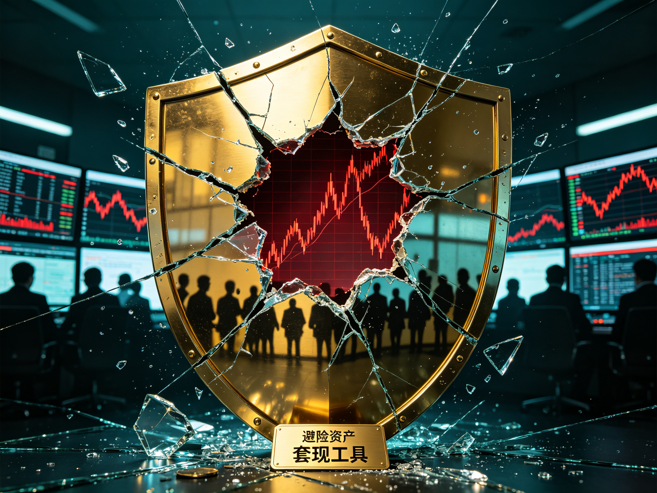 黄金一跌再跌📉【从5600到4493，黄金"信仰崩塌"？那些喊6000美元的