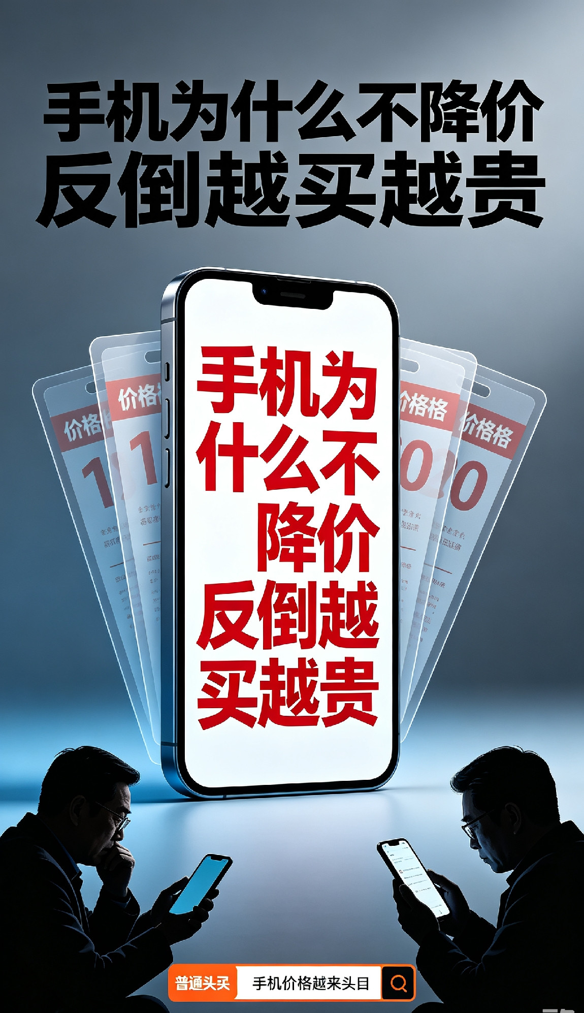 别再等手机降价了！现在反倒越卖越贵以前手机用两年换新，等到过节总能降几百。可现在不一样，好多人纳闷，