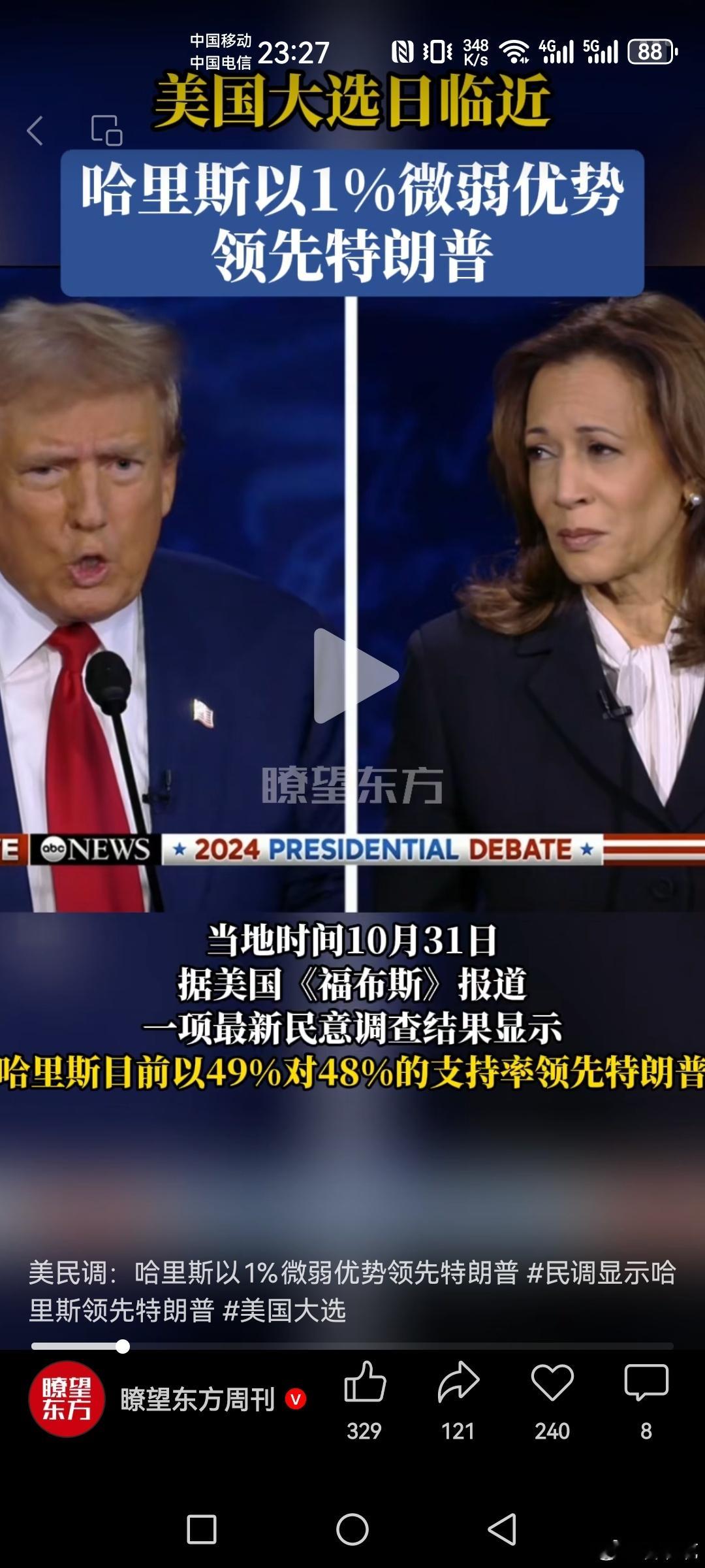 目前预测市场对民主党控制两院的定价在​​50%-51%​​左右，但不同平台之间有分歧。📊三大预测市