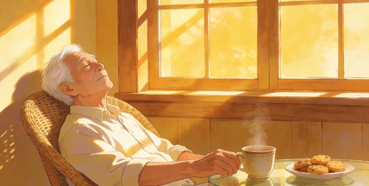 十分治愈的一段话：“人到老年，只管活着，什么都不要想，什么都不要求，什么都不要怕