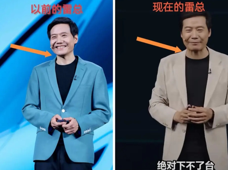 雷总穿上灰白色西装了。小米YU7发布会，让我惊讶的不是车的配置，也不是价格，
