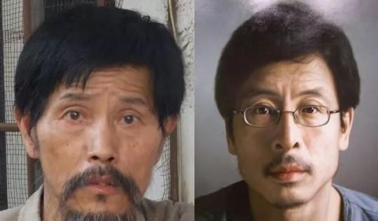 谁能想到，赣州街头那个浑身恶臭、右半边身子瘫痪的流浪汉，用半截粉笔在水泥地上随便