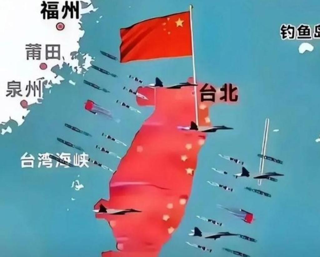 有网友表示，其实这是美国在给中国机会，中国一旦收复了台湾美国就会立马从中东撤军，