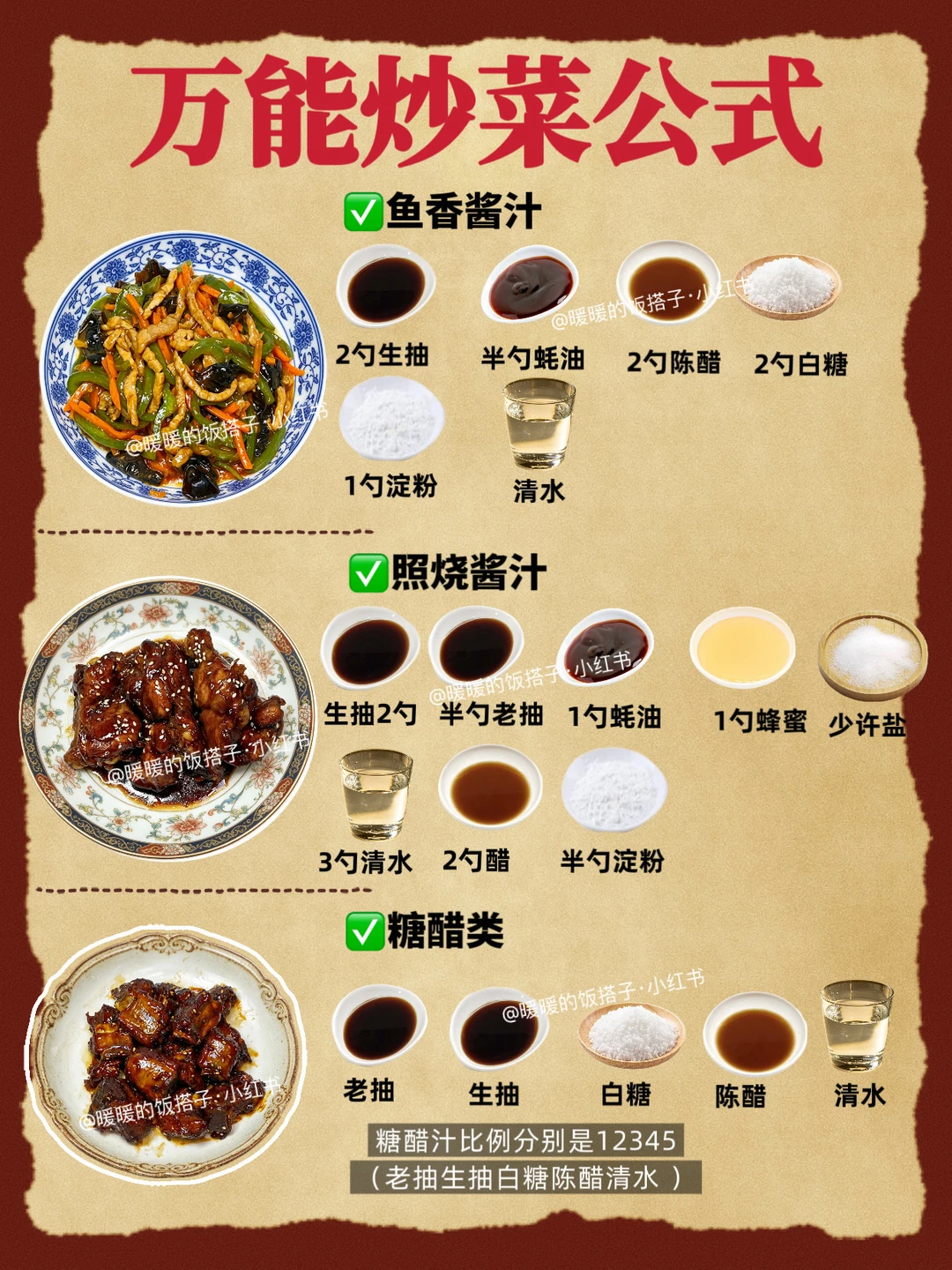 厨房小白试试这个万能炒菜繁殖法公式！