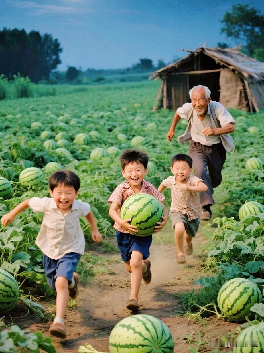 以前生产队里“偷西瓜”的趣事上世纪八十年代，我们村生产队种的西瓜地是孩子们