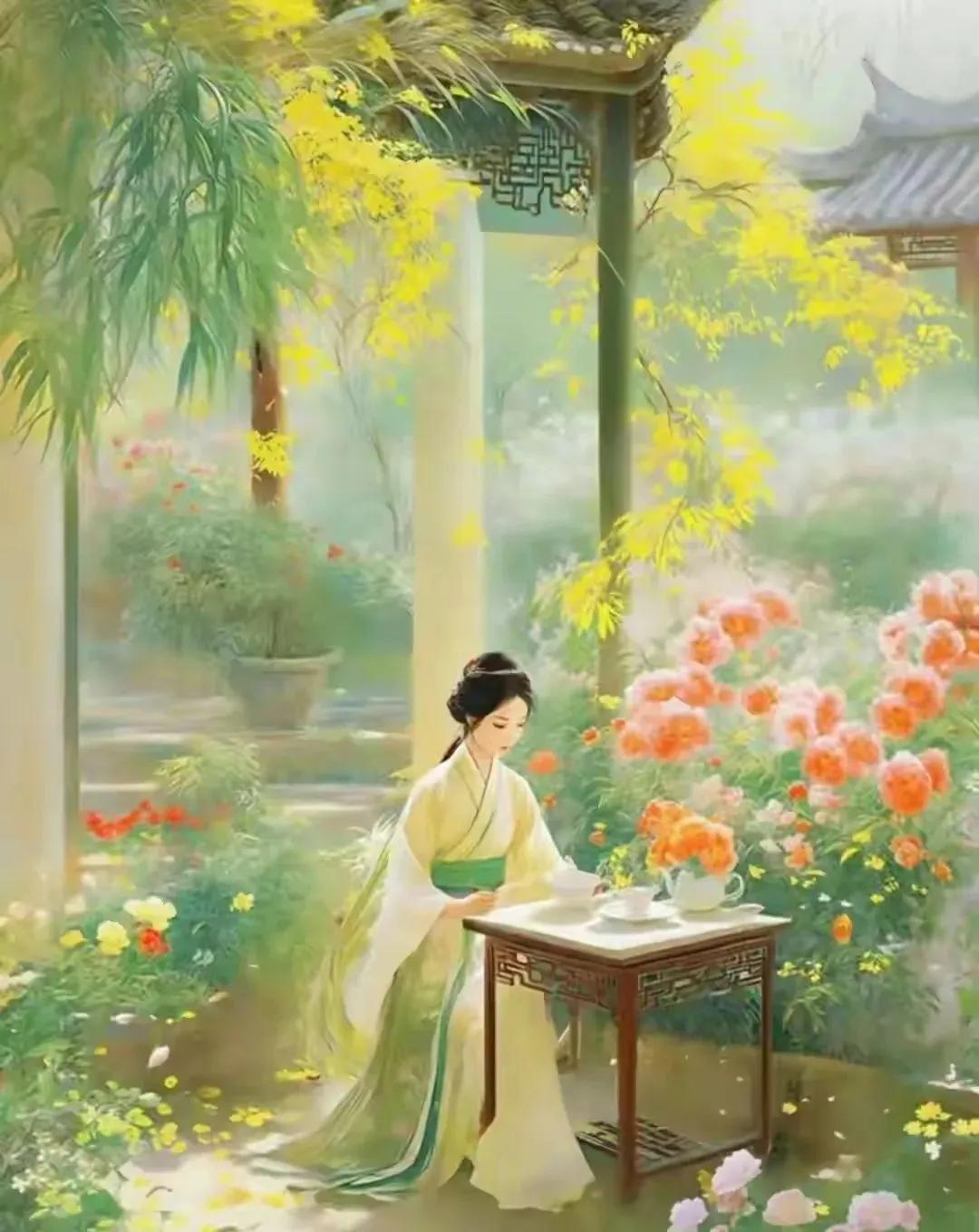 🍁突然好羡慕古人她们的生活其实特别惬意比我们更能体会生活中的乐趣