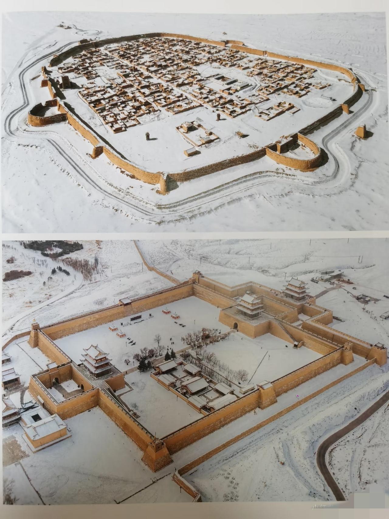 清朝灭掉准噶尔以后，就不再需要这些东西了，原来的边境成了内陆腹地，自然就荒废了堡