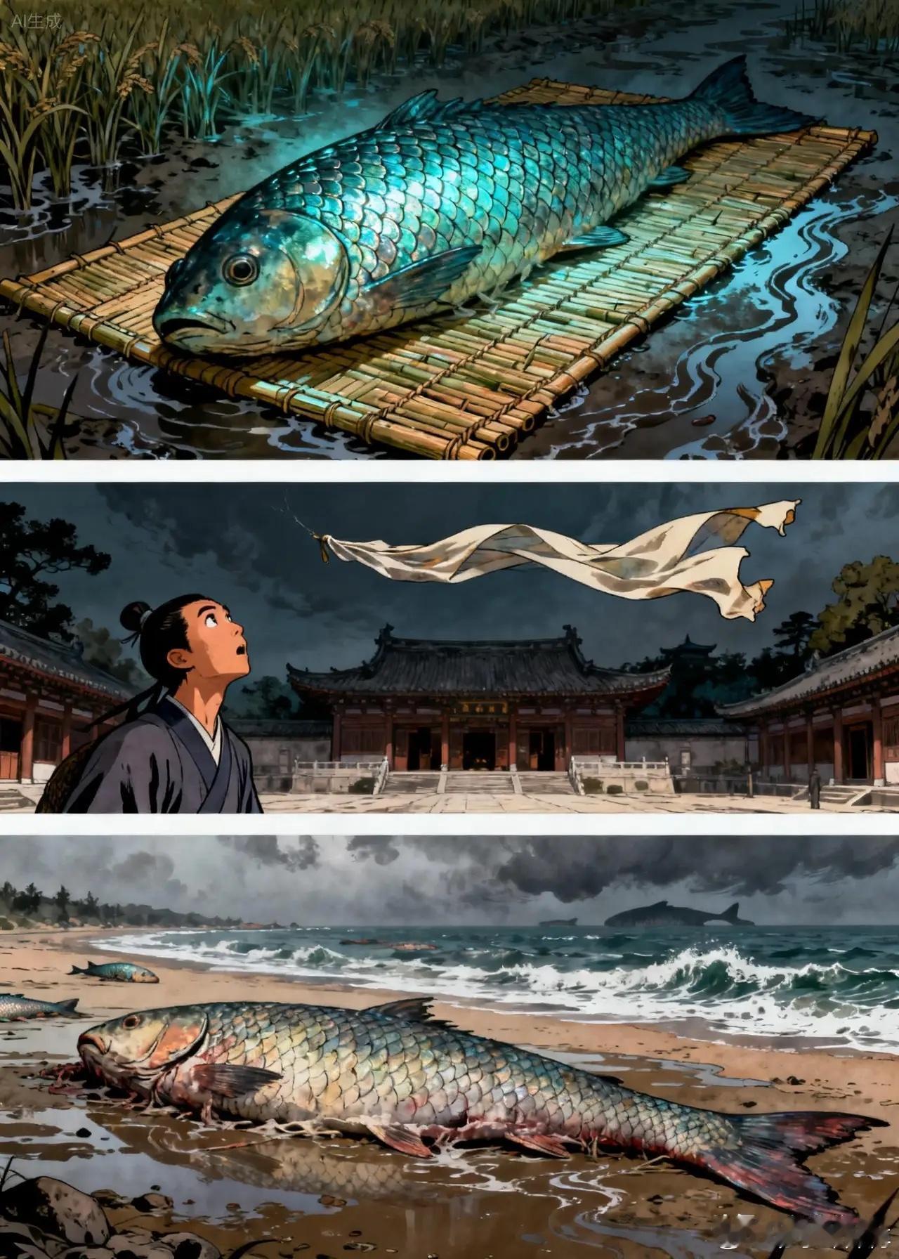 古书上记载的一些特大号的东西武昌有个叫熊维祯说过一件事：有一年因为江水上涨，有一