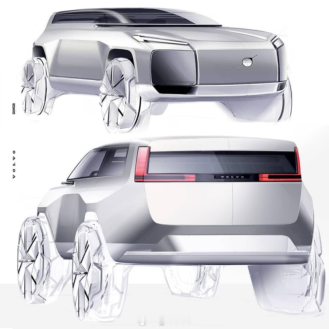 沃尔沃硬派SUV概念设计沃尔沃硬派SUV概念设计，大家觉得怎么样