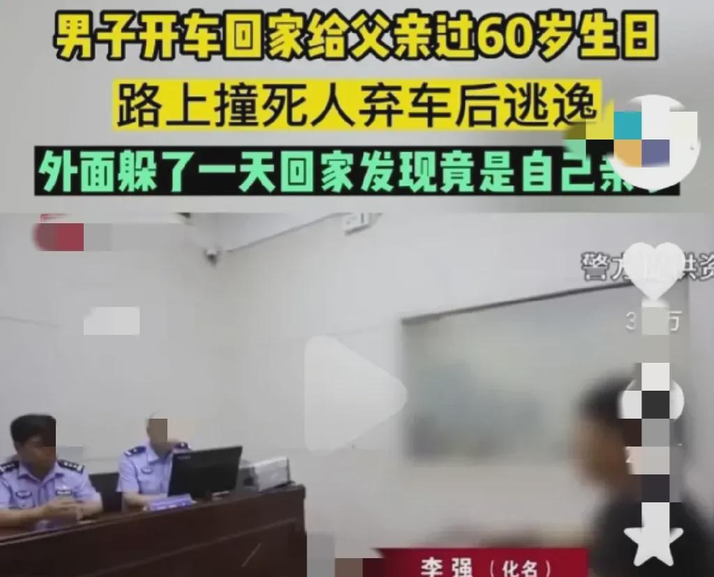 河南南阳，一男子疲劳驾驶撞死人，弃车逃逸。这几个字，冰冷得像冬天的铁，砸得人