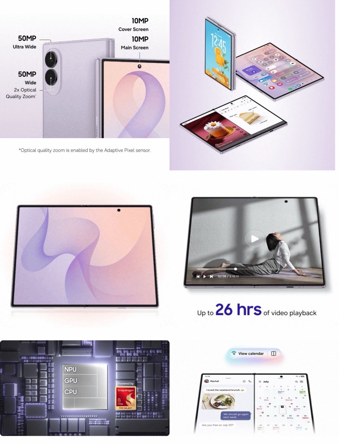 新一代三星折叠屏三款新机爆料来了，各机型定位差异分得很清晰。ZFold8改用全