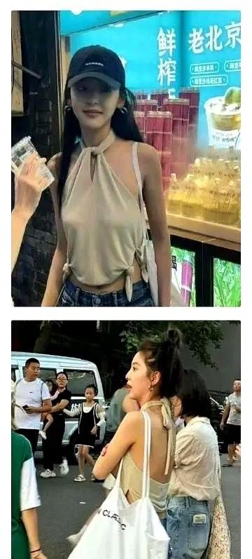 章若楠出门真敢穿，这天气是真热吗？大家都在讨论章若楠最近的私服，短裙轻薄，完