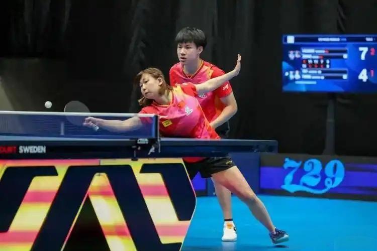 刚刚结束了一场WTT太原常规挑战赛混双1/8决赛，国乒新锐组合李和宸/姚睿轩，苦