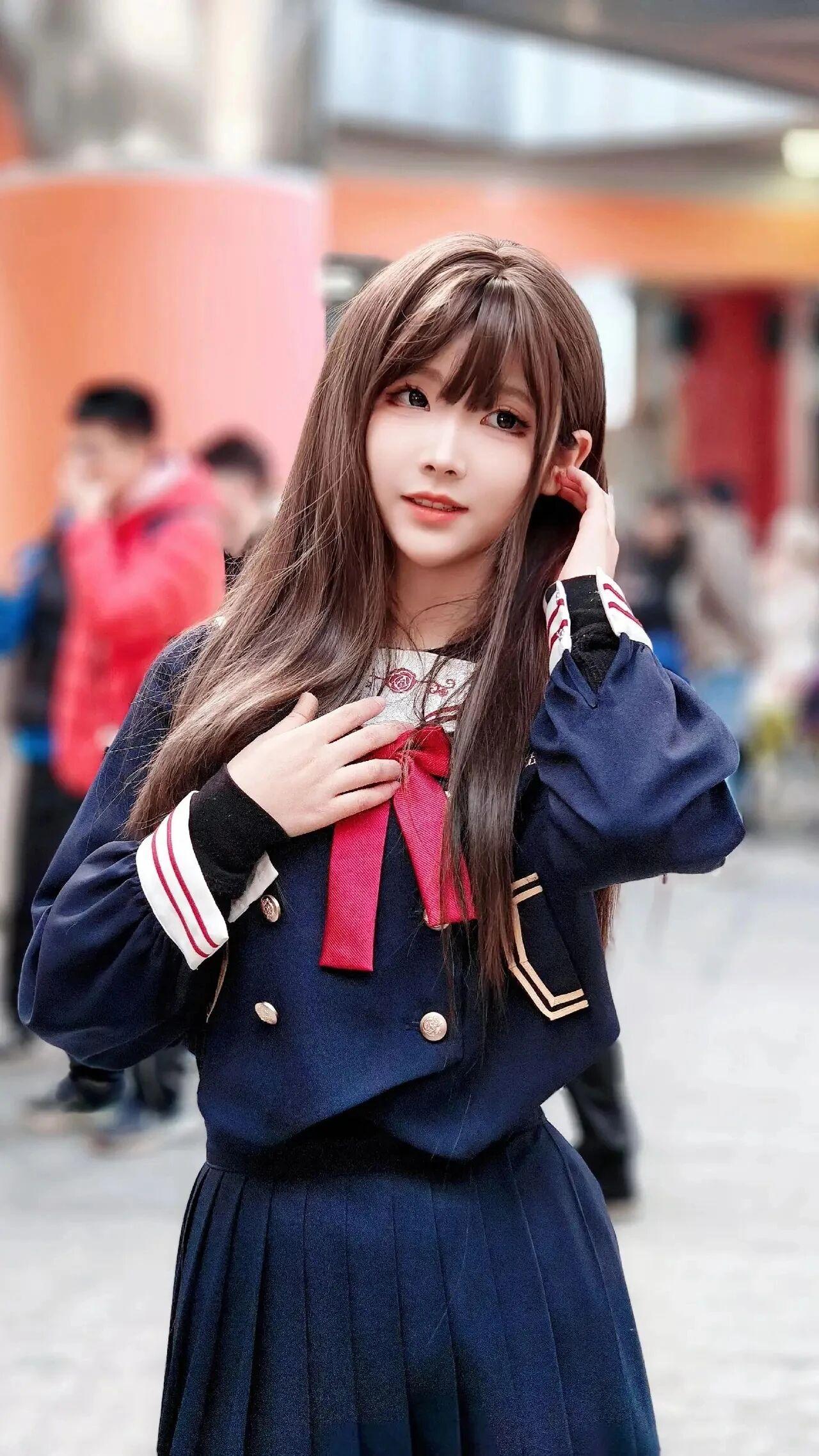 少女摄影|NO.0103期制服少女户外随拍青春靓丽的风景个人写真如何摆姿势