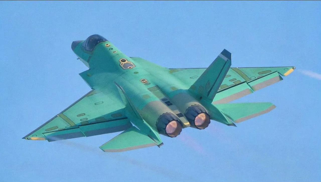 歼35新年首飞，海空两型都飞了歼-35外形实在太漂亮了，优雅大气！歼-35
