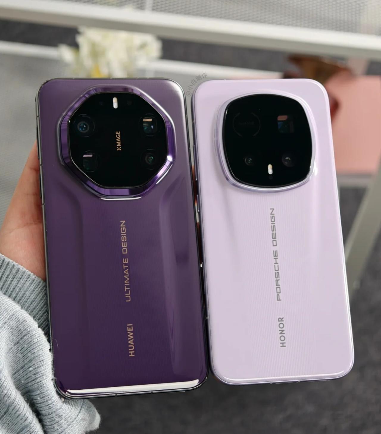 国产工艺设计巅峰荣耀Magic8RSR对比华为Mate80RS大家更喜