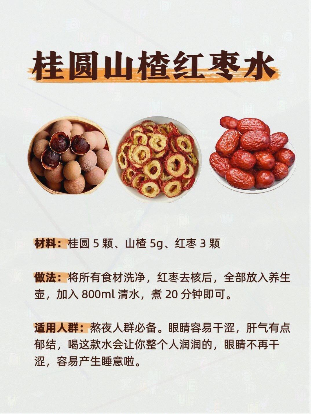 桂圆水补气血，助眠效果佳国医的精诚力量