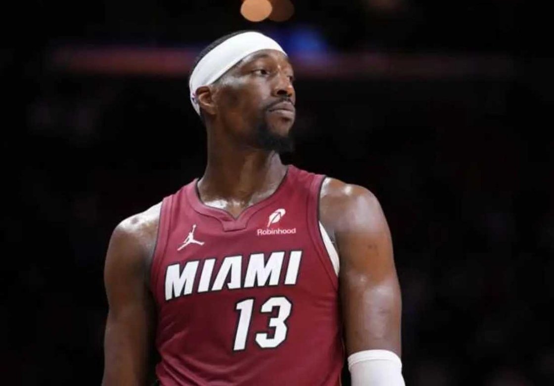 北京时间3月14日，热火队球员巴姆-阿德巴约在美国著名体育脱口秀节目《TheD