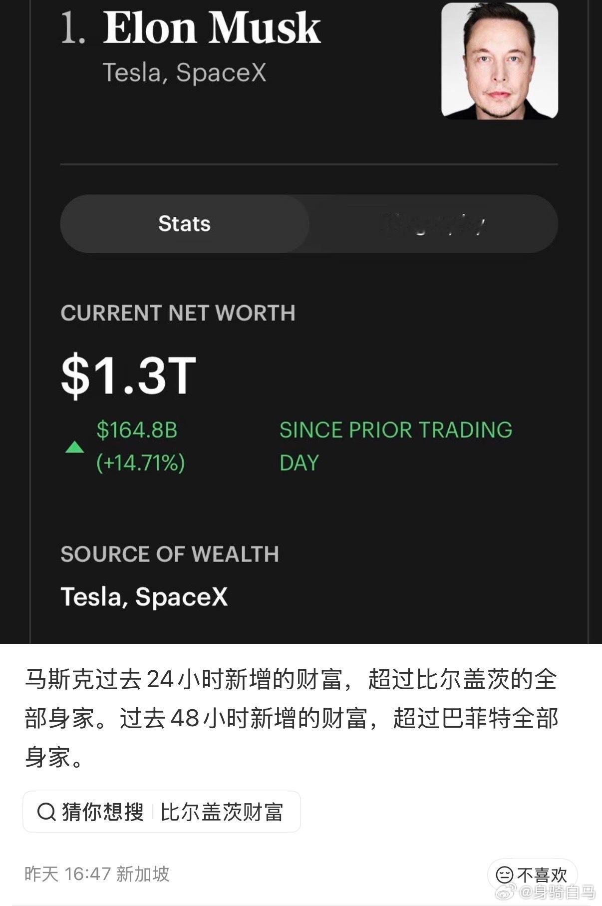 我对这个级别的财富已经没概念了。。。