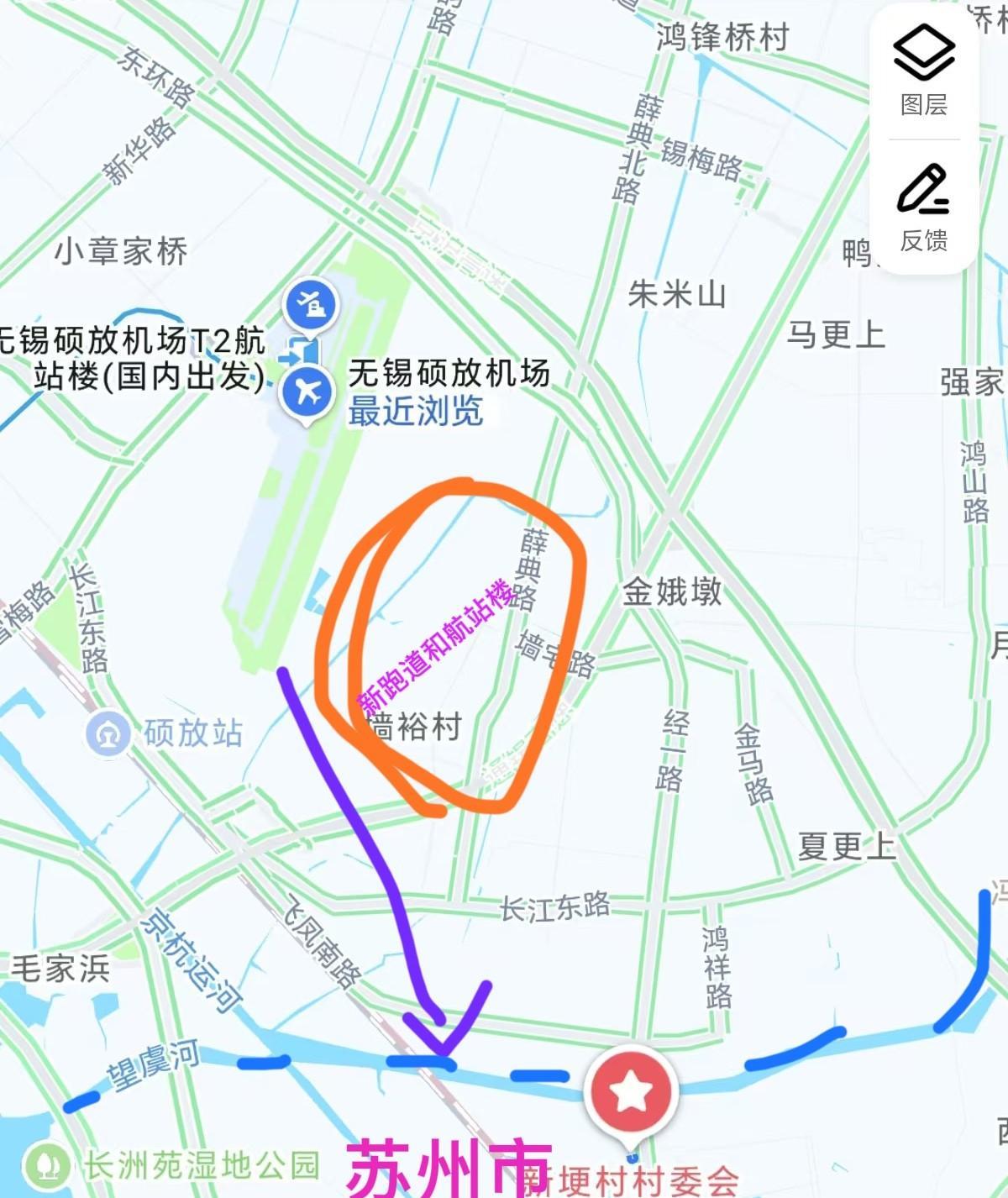 前文笔者讲苏州在谋求与城市相匹配的门户机场方面，最好的办法就是联合无锡一起，向省