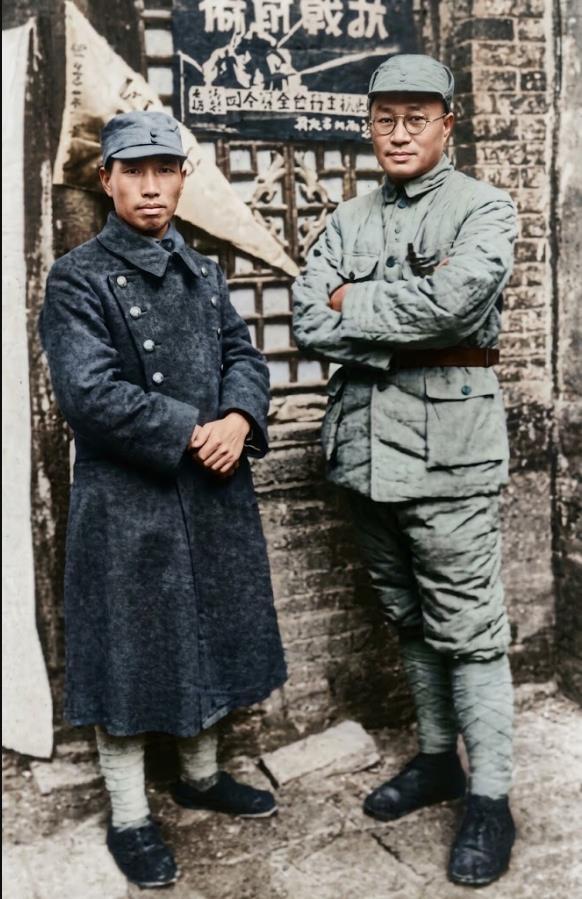 1939年春季，山西潞城北村（太行山抗日根据地），时任八路军副参谋长左权将军，身