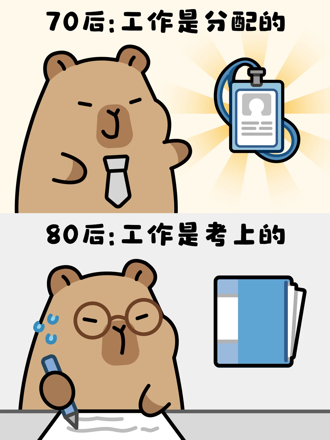 不同年代的年轻人belike