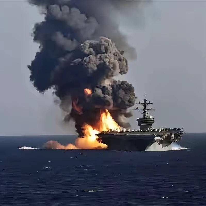 [点赞]别再说什么随便击沉美国航母了！不要说一发东风导弹搞沉美国航母了，别看胡